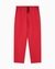 Regular Fit Cotton Trousers With Contrast Tape And Elasticated Waistband