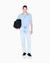Regular Fit Cotton Polo Shirt With Zip Closure And Logo Patch On Hem