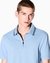 Regular Fit Cotton Polo Shirt With Zip Closure And Logo Patch On Hem