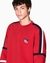 Regular Fit Cotton Crewneck Sweatshirt With Contrast Tape And Logo Patch
