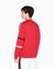 Regular Fit Cotton Crewneck Sweatshirt With Contrast Tape And Logo Patch