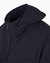 Seersucker Hooded Jacket With Logo Plaque