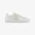 Round Rubber Toe Lace Up Sneakers With Tone-On-Tone Logo Patch