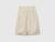 100% linen Bermuda shorts