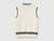 V-neck vest with braids