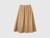 Midi skirt with hook waist
