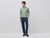Textured knit polo shirt