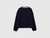 Sweatshirt cardigan with buttons