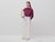 Boxy fit sweatshirt with crest on the back