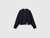 Boxy fit sweatshirt with crest on the back