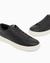 Leather Sneakers With Embossed Logo
