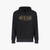 Regular Fit Cotton Hooded Sweatshirt With Macro Gold Branding