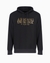 Regular Fit Cotton Hooded Sweatshirt With Macro Gold Branding