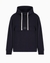 Blue Edition Regular Fit Cotton Hooded Sweatshirt With A Half Zip