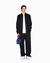 Regular Fit Cotton Button Down Shirt With Mandarin Collar