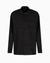 Regular Fit Cotton Button Down Shirt With Mandarin Collar