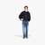 Regular Fit Icon Zip Up Hooded Windbreaker Jacket With Monochromartic Logo Patch