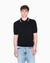 Regular Fit Raglan Knit Polo Shirt With Zip Closure And Contrast Tip Detailing