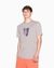 Regular Fit Cotton Crewneck T-Shirt With Monochromatic Central Branding