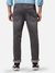Men Slim Fit Solid Dark Grey Jeans