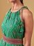 Womens Green Light Occasion Ethnic Motifs Jump Suit
