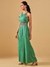 Womens Green Light Occasion Ethnic Motifs Jump Suit