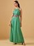 Womens Green Light Occasion Ethnic Motifs Jump Suit