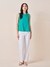 Womens Off White Work Solid Bottom