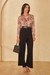 Womens Multi Work Abstract Top