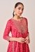 Womens Red Occasion Bohemian Kurta Set