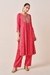 Womens Red Occasion Bohemian Kurta Set