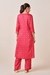 Womens Red Occasion Bohemian Kurta Set