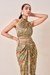 Womens Green Occasion  Ethnic Motifs Kurta Set