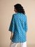 Womens L.Blue Casual Floral Tunic