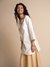 Womens White Occasion Dobby Tunic