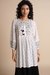 Womens White Casual Geometric Tunic