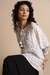 Womens White Casual Geometric Tunic
