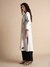 Womens White Casual Solid Kurta