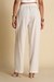 Womens White Casual Solid Bottom