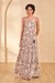 Womens Off White Casual Floral Maxi