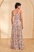 Womens Off White Casual Floral Maxi