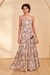 Womens Off White Casual Floral Maxi