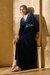 Womens Blue Casual Solid Maxi