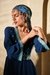 Womens Blue Casual Solid Maxi