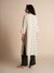 Womens White Casual Floral Kurta