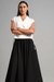 Womens White Casual Solid Top
