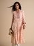Womens Off White Casual Floral Kurta