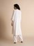 Womens White Casual Solid Kurta