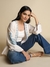 Womens Natural Casual Solid Jacket
