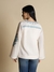 Womens Natural Casual Solid Jacket